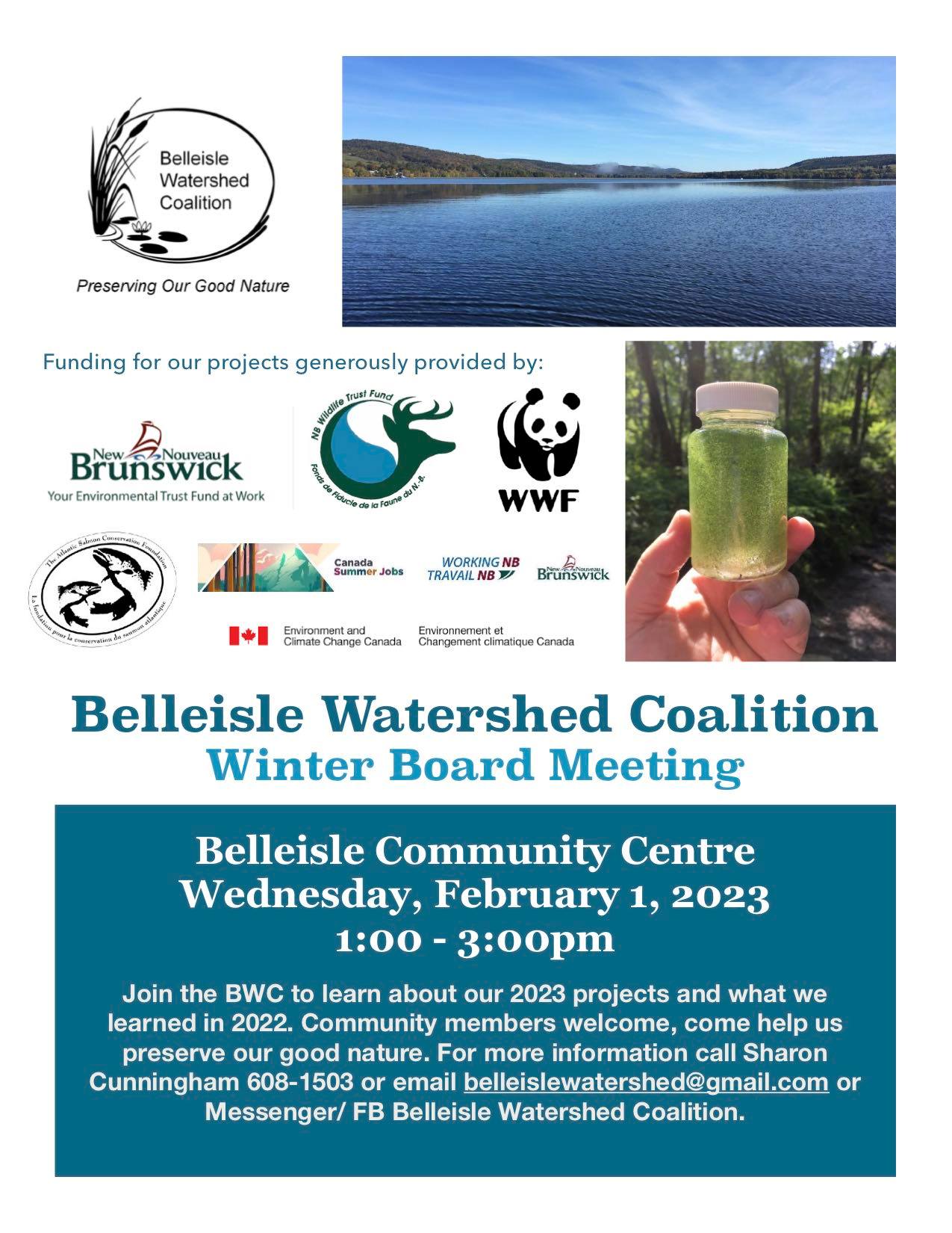 Belleisle Watershed Coalition Winter Board Meeting